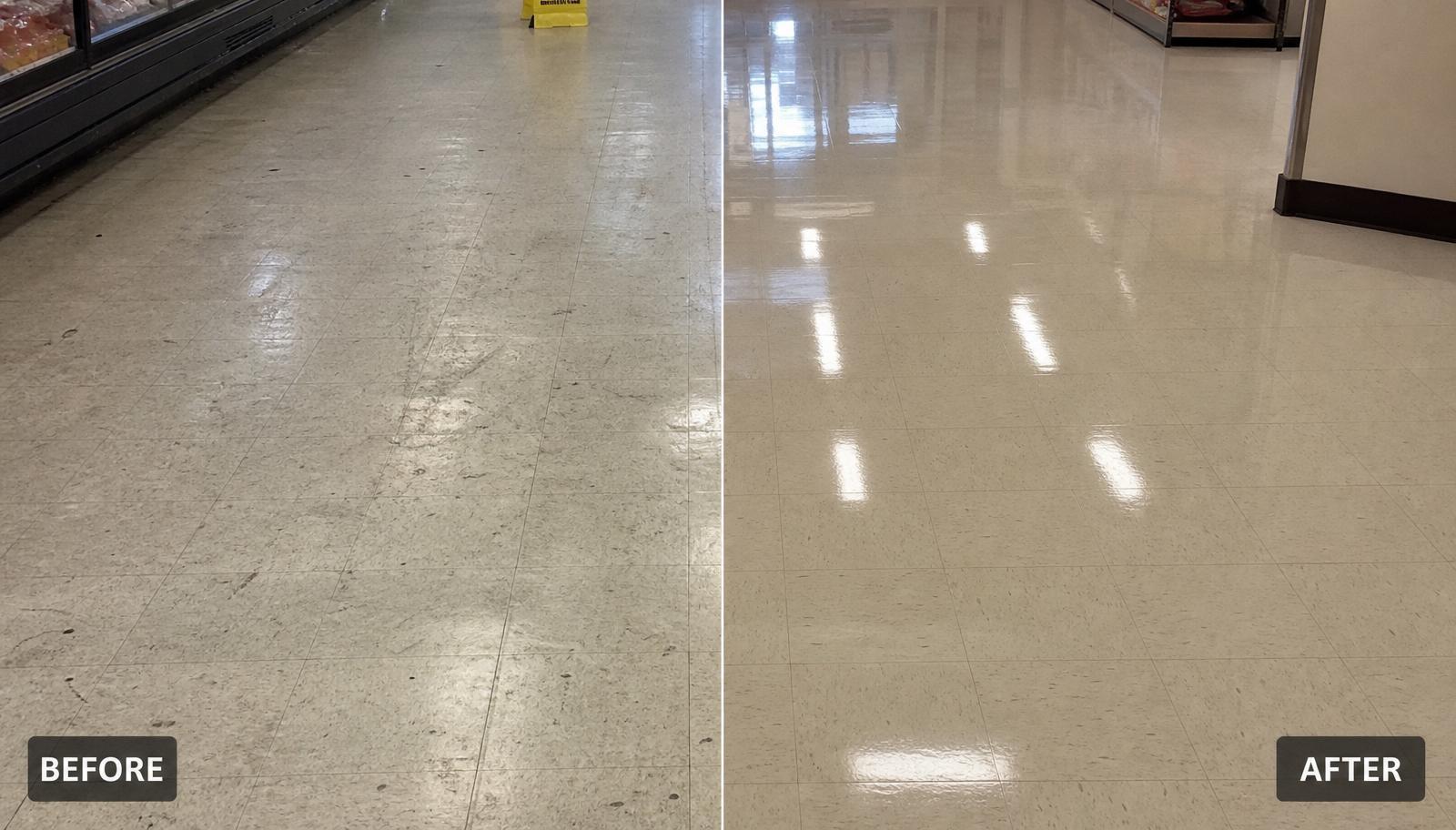 Strip & Seal before and after